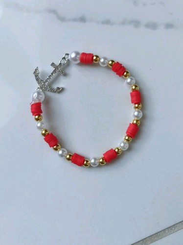 Braccialetto clay beads - clay,
