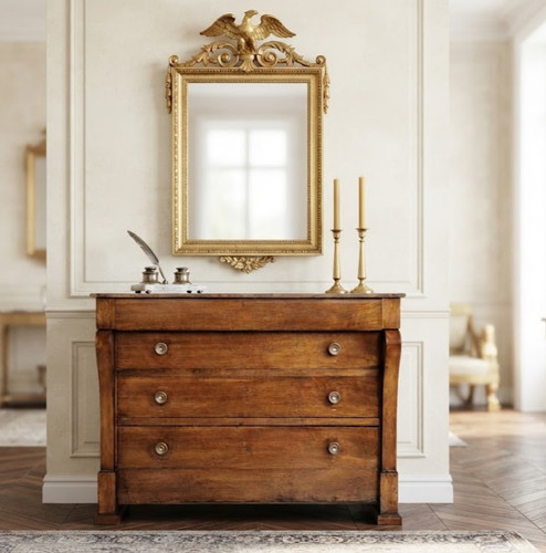 Cassettone impero noce a - cassettone,