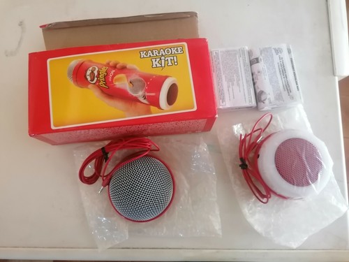 Pringles karaoke kit microfono - karaoke,