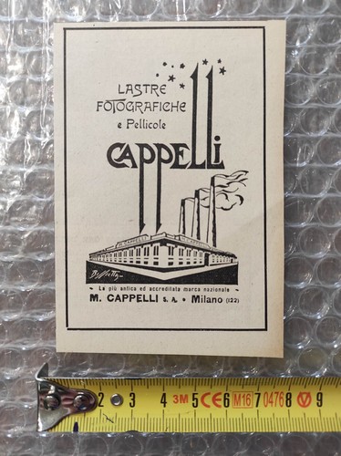 Antica pubblicità del 1929