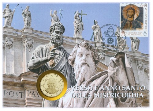 Vaticano busta pnc 2015 anno - vaticano,