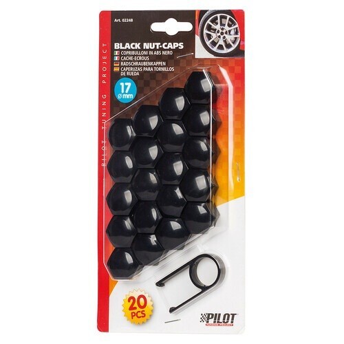 Black nut caps copri - black, caps,copri