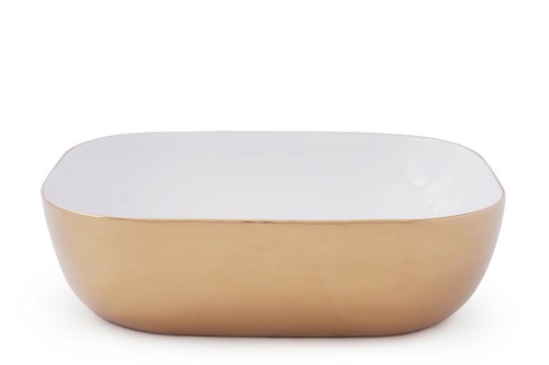 Lavabo quadrato arrotondato