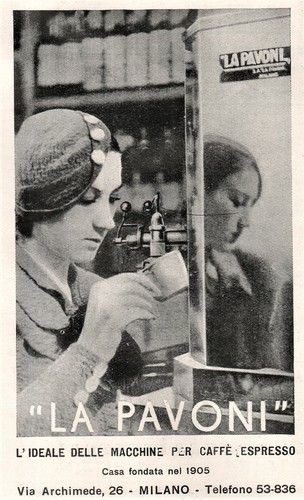 Pubbl 1934 macchina caffe - 1934, caffe'
