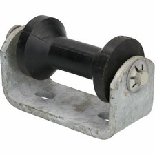 Chiglia rimorchio gommone barca moto d'acqua rullo piatto e staffa zincata