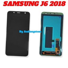 DISPLAY TOUCHSCREEN per SAMSUNG GALAXY J6 2018 SM-J600FN NERO VETRO SCHERMO
