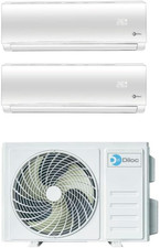 Climatizzatore Condizionatore Inverter Diloc over Dual Split 9+9 9000+9000 Btu D