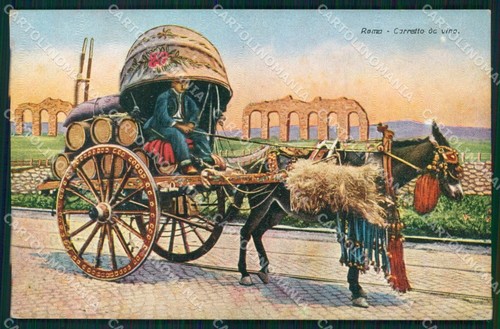 Roma città costumi carretto - costumi,