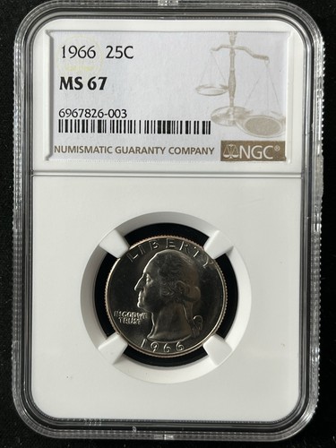 1966 25c washington quarto - 1966,