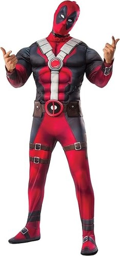 Costume deadpool muscolare - costume,