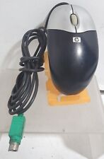 Mouse originale genuine cablato HP PS2 nero 417441-001 417966 scroll ottico