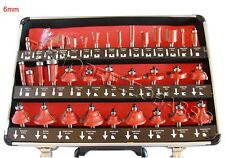 Kit 35 frese pantografo gambo 6mm fresa scanalature decorazioni cornici x quadri