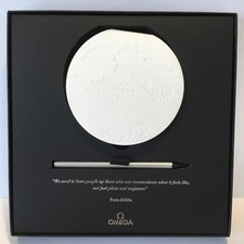 OMEGA SPEEDMASTER Moon BUZZ ALDRIN Block Notes Notepad Pencil set Buzz Aldrin