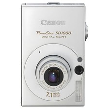 Canon IXUS 70 SD1000 7,1 MP 3X fotocamera digitale ottica CCD vintage - argento