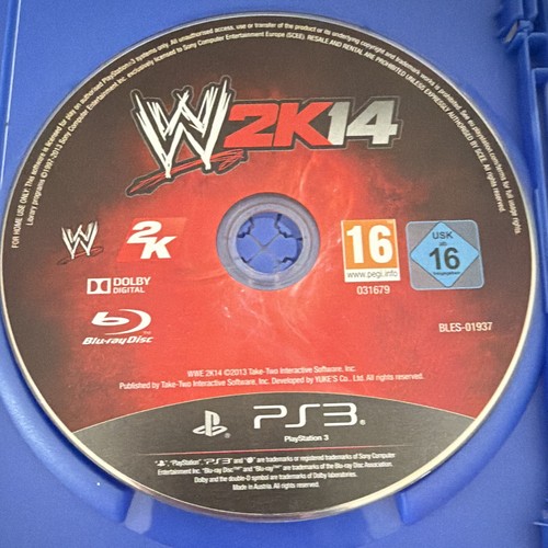 Wwe 2k14 sony - playstation, 3