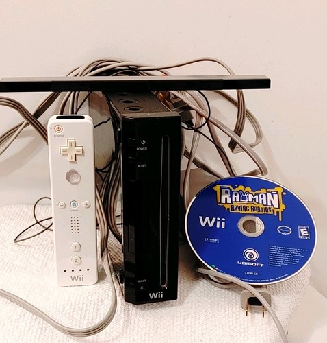 Nintendo wii black rvl 101 - nintendo,