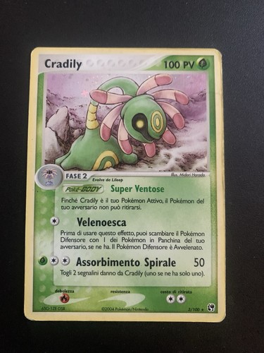 Cradily holo carta - cradily,