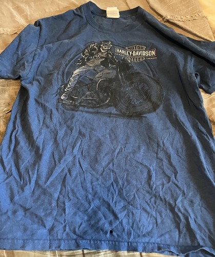 Camicia blu media harley - blu,