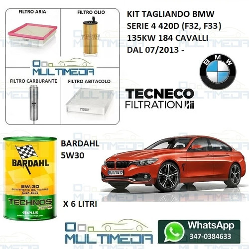 Kit tagliando filtri olio - filtri,