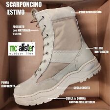 Anfibi scarponcini safari stivali Militari Softair Desert estivi beige tan 