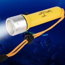 TORCIA LED Subacquea 50 metri LUCE WATERPROOF immersione diving SUB snorkeling 