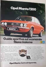 Pubblicità Opel Manta 1200 (1974)