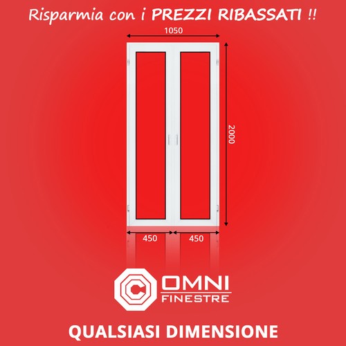 Porta finestra pvc su - porta, in