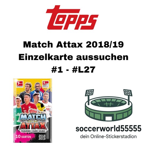 Topps match attax 2018 - 2018/19,