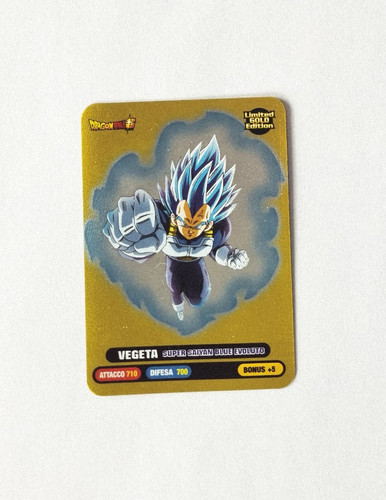 Card vegeta limited gold - vegeta,