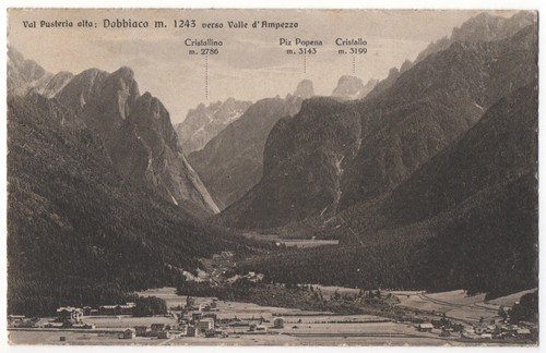 Val pusteria alta - alta, dobbiaco