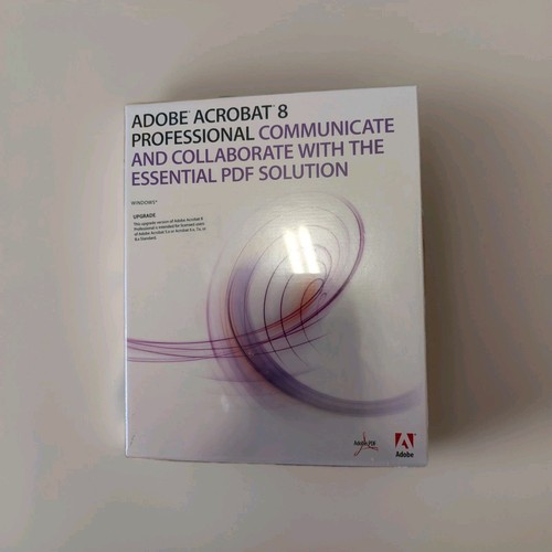 Adobe acrobat professional - acrobat, 8