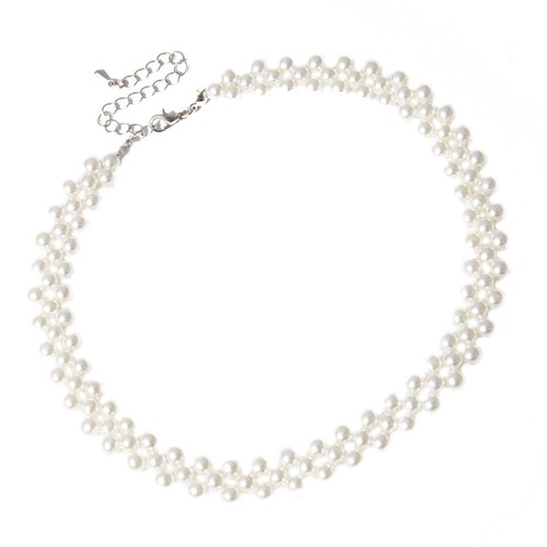 Collana perle moda - collana,