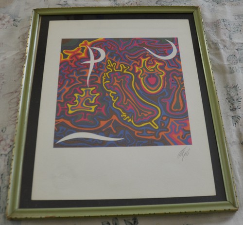 Quadro con litografia bolaffi - con,
