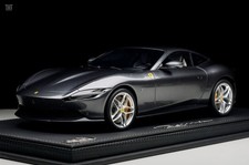 1/18 BBR Ferrari Roma 2020 Grigio Silverstone 078/176 w/ display case-P18185AFR