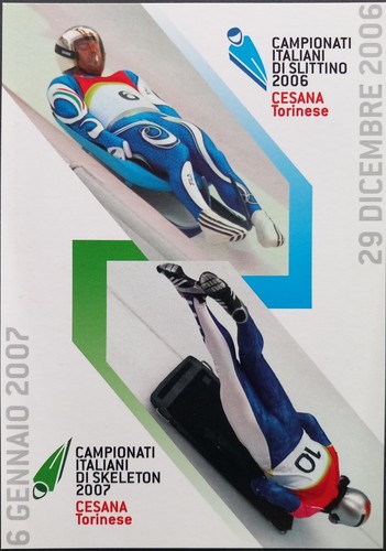 Cartolina sci campionati - cartolina,
