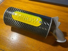 Arrow Reflex Silenziatore Scarico Carbonio Marmitta MBK Booster Vintage