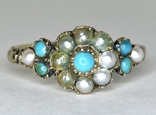Anello vintage vittoriano - anello, 15ct