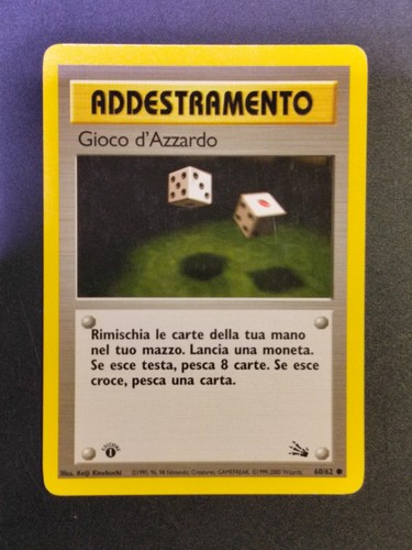 Gioco azzardo 60 62 - 1, ed
