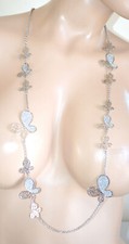 Collana lunga donna argento
