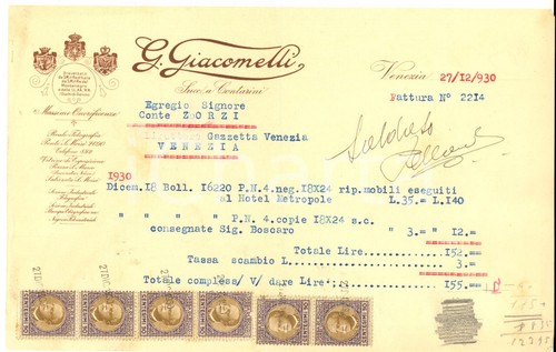 1930 venezia ditta - 1930,