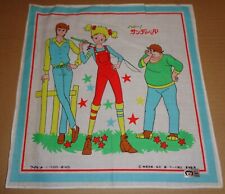 HELLO SANDYBELL HANDKERCHIEF/FAZZOLETTO COTONE MARGARET ANNI '80