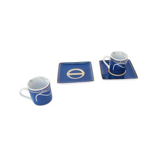 Set of 2 Cups With Saucers New