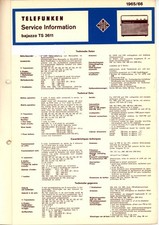 TELEFUNKEN Manuale di servizio