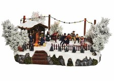 Luville-1107752, Forest Skating Pond, villaggio di Natale, modulo audio, sport invernali