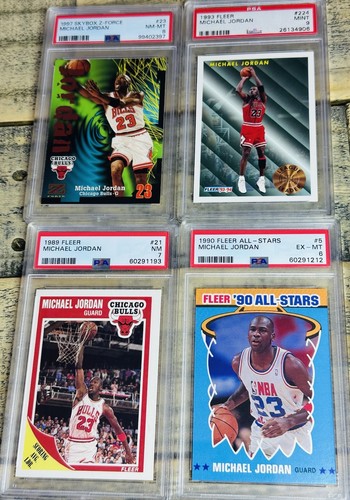 Lotto carte michael jordan - lotto, psa