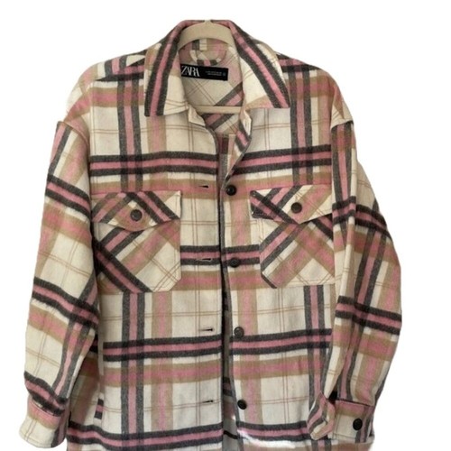Giacca camicia zara - zara, rosa