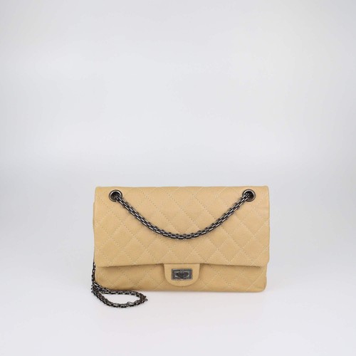 Borsa chanel beige trapuntata - chanel,
