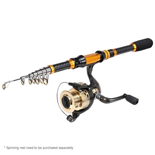 Canna pesca mare metallo - canna,