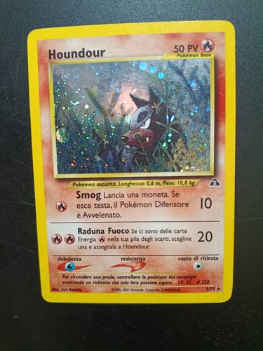 Carta pokémon houndour - 5/75,