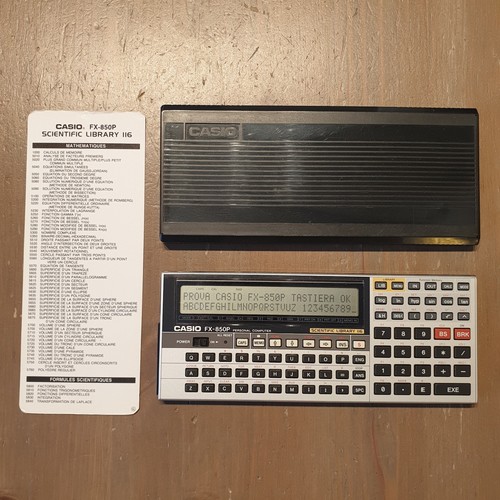Casio 850p calcolatrice - fx-850p,